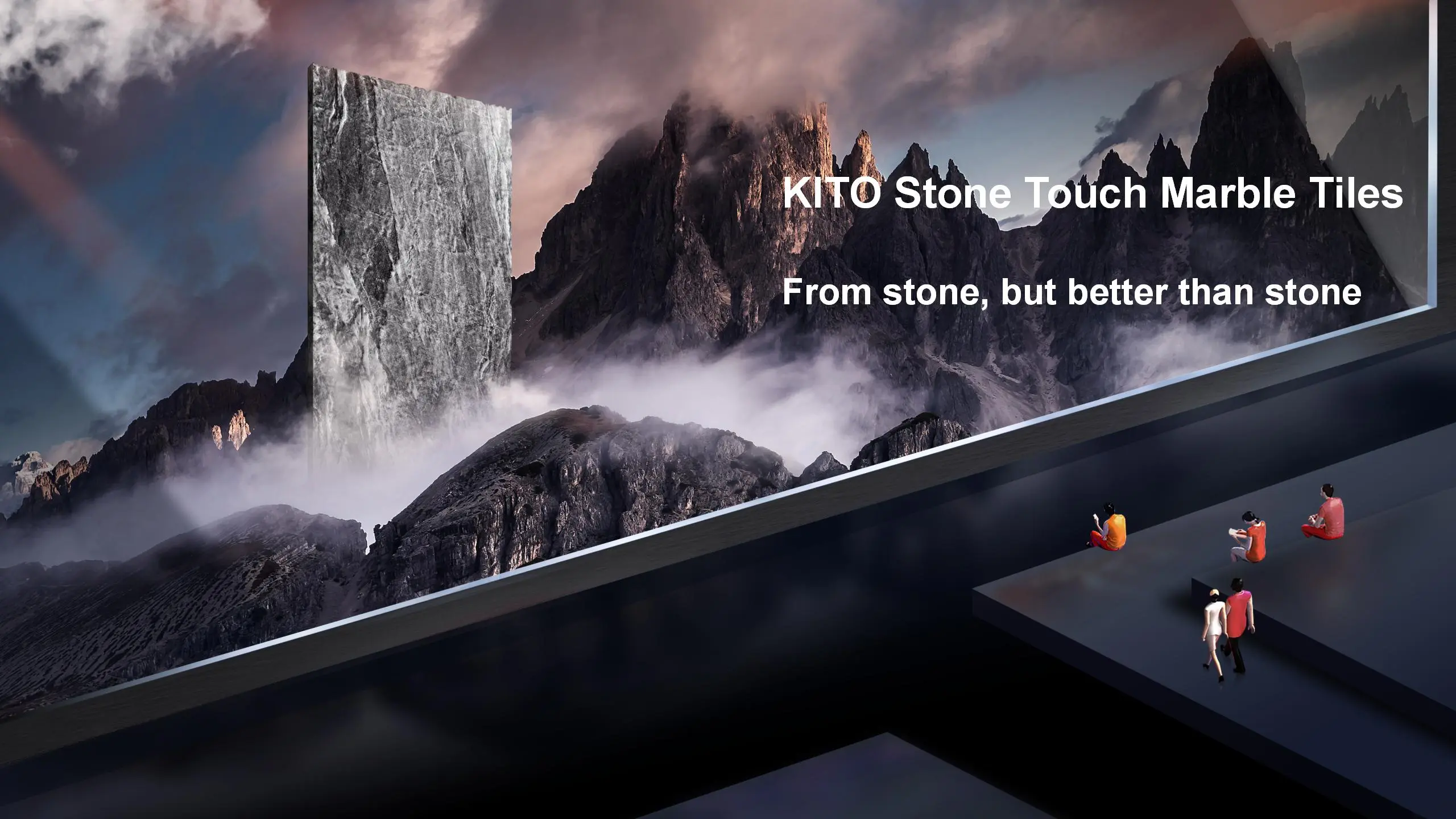 What is stone touch surface marble look tiles?