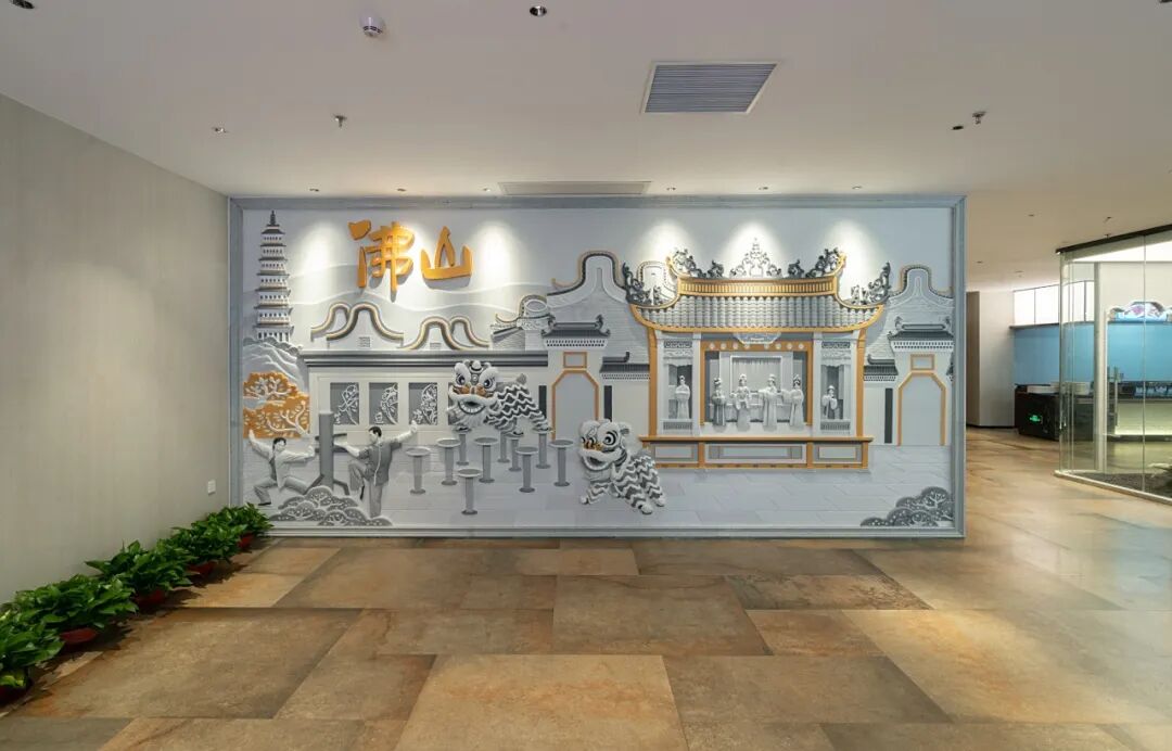 Foamed Ceramics Bas Relief