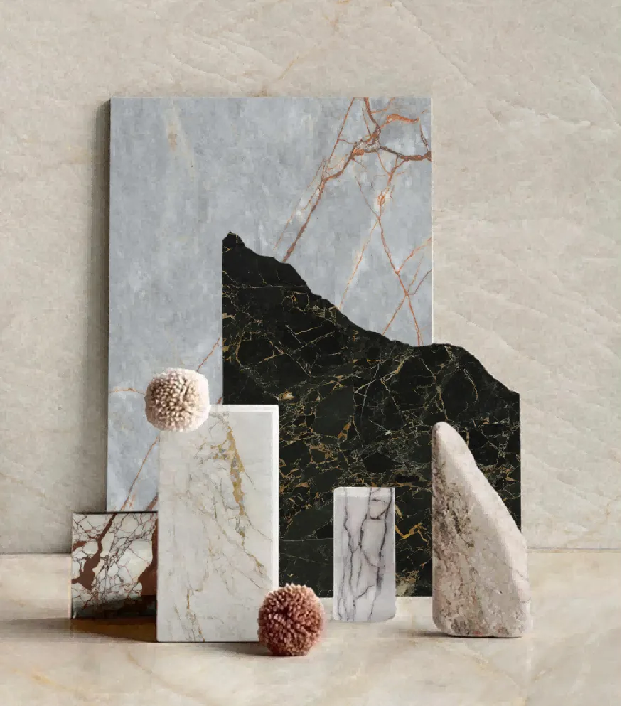 The Difference between porcelain slab and porcelain Tile