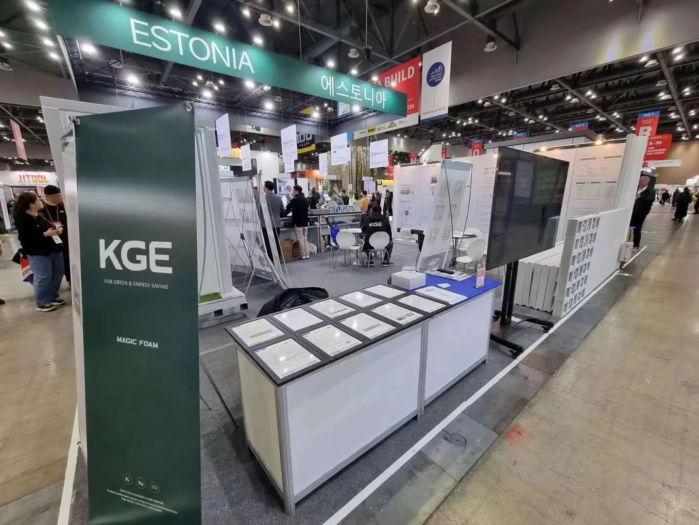 KITO Foamed Ceramics showcased at KOREA BUILD WEEK