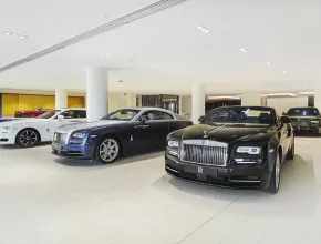 Rolls Royce showroom in Melbourne 