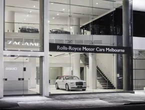 Rolls Royce showroom in Melbourne 