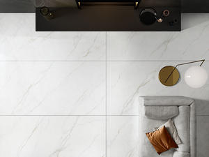 White Marble Effect Porcelain Tiles - KITO